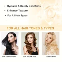 Keratin Hair Mask Professional Repair Damaged Hair Restore Shine Hair Mask Promotes Hair Growth Fights Dandruff & Dry Scalp 3