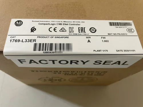 

New Factory Sealed AB 1769-L33ER / A CompactLogix 2MB Enet Controller 1769L33ER