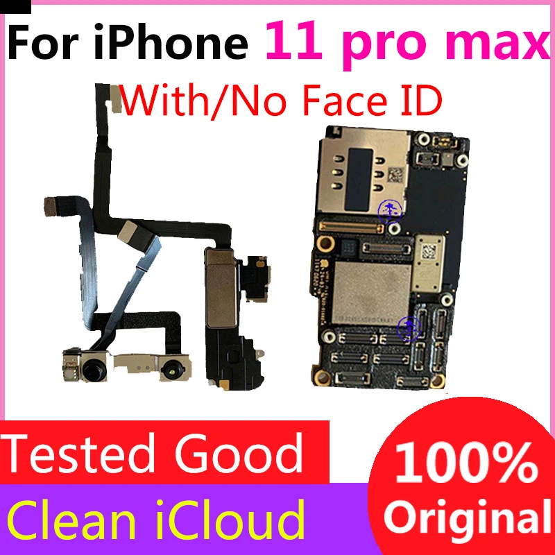 100% оригинальная разблокированная материнская плата для iPhone 11 Pro Max с полными