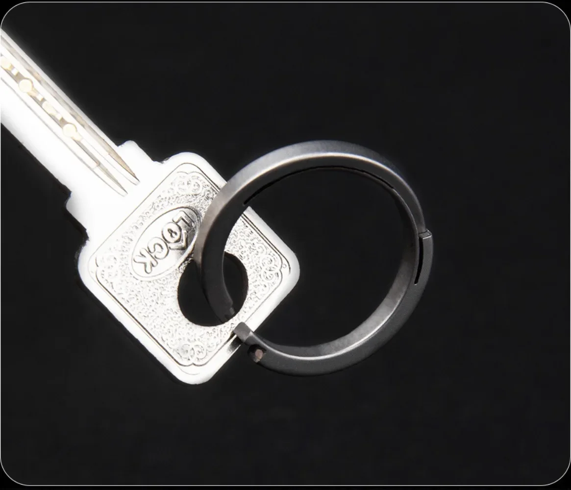 Titanium Alloy Quick Release Belt Keychain