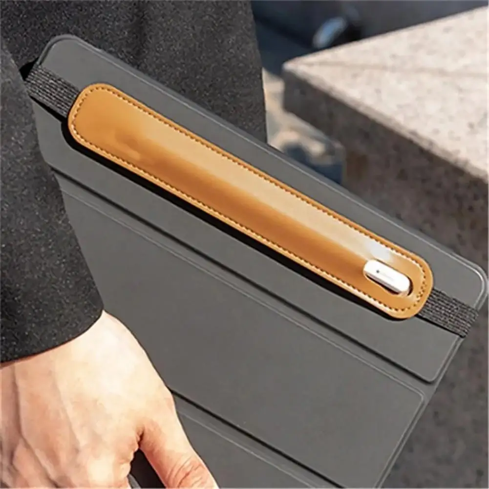 

Pencil Case with Adjustable Elastic Strap Tablet Pen Holder Anti Loss Storage Elastic Band Protective Pouch for Capacitive Pen