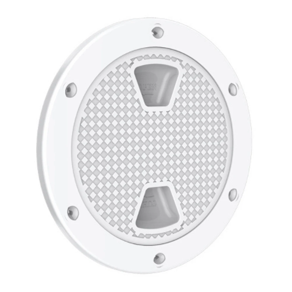 

Round Deck Inspection Access Hatch Cover Plastic Boat Screw Out Deck Inspection Plate for Yacht 4Inch