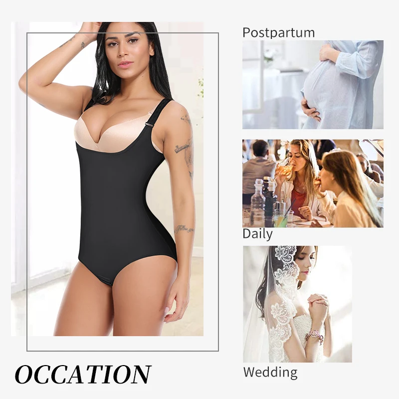 Underbust Bodysuit Shapewear Women Seamless Full Body Shaper Slimming Waist Tummy Control Underwear Flat Belly Smooth Corset waist trainer women body shaper sexy bodysuit
