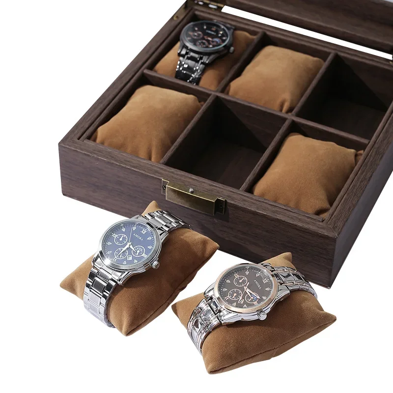 Boîte à montres vue ouverte