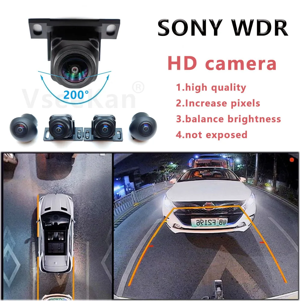 Sony WDR technology 360 panoramic system camera night vision HD 1080P for Android multimedia with camera