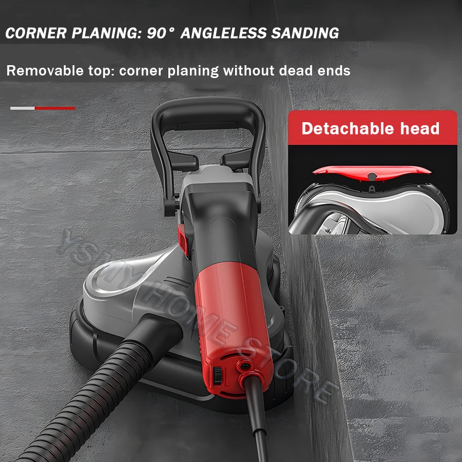 1980W Wall Grinding Machine Three head dustless concrete cement Handheld Polishing sanding Tool Brushless speed control 110/220V