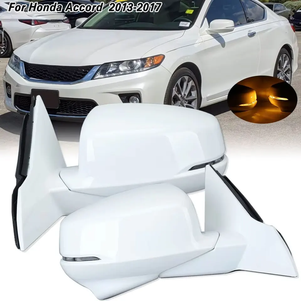 Garage-Pro Driver Side Power Heated Mirror For Honda Accord 2013-2017 - With Signal Light, Paintable, No Camera