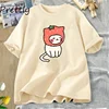 Yoongi Cat T-shirt Funny Printed Cotton Short Sleeve Tees Summer Unisex Women Men T Shirt Casual Round Neck T Shirts Streetwear 2