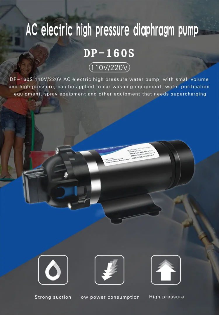 Vácuo Auto-escorvante, Spray De Diafragma RV, Rolo
