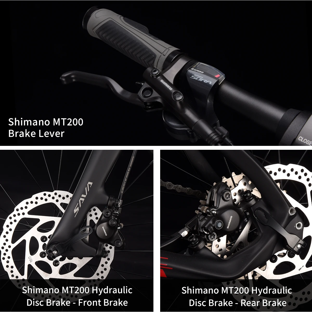 SAVA Z1 Carbon Folding Bike 20 Inch 9 Speed Hydraulic Disc Brake Adjustable Seat - Image 3