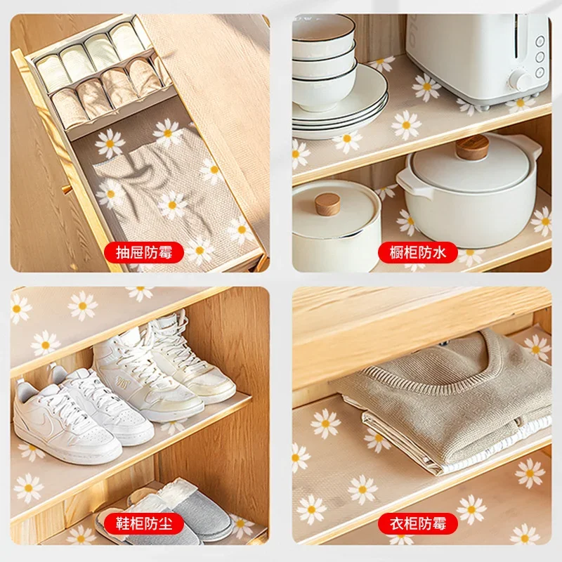 Description Picture 4 of item3M EVA Environmentally Cabinet Mat Refrigerator Drawer Mat Shelf Cover Liners Non Slip Waterproof Closet Placemat Table Pad