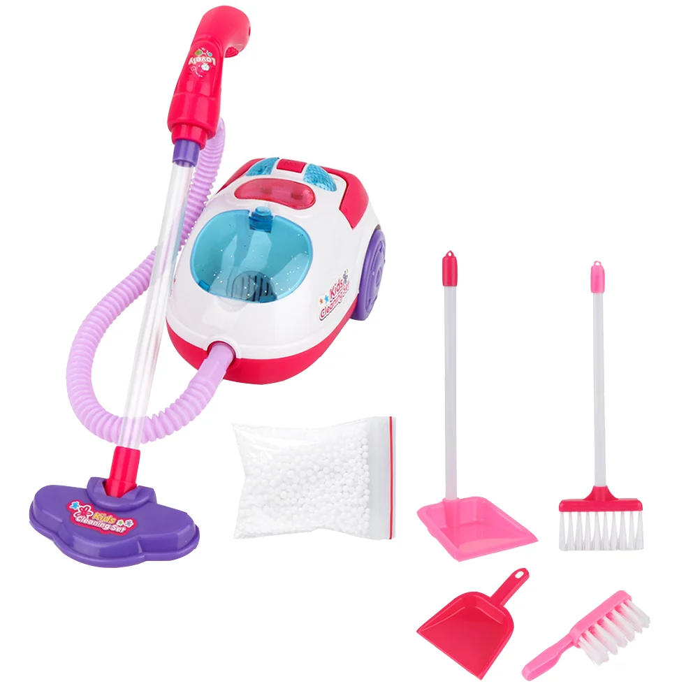 Childrens Toys Vacuum Cleaner Kids Play House Toddler Cordless Cleaners for Girls 3