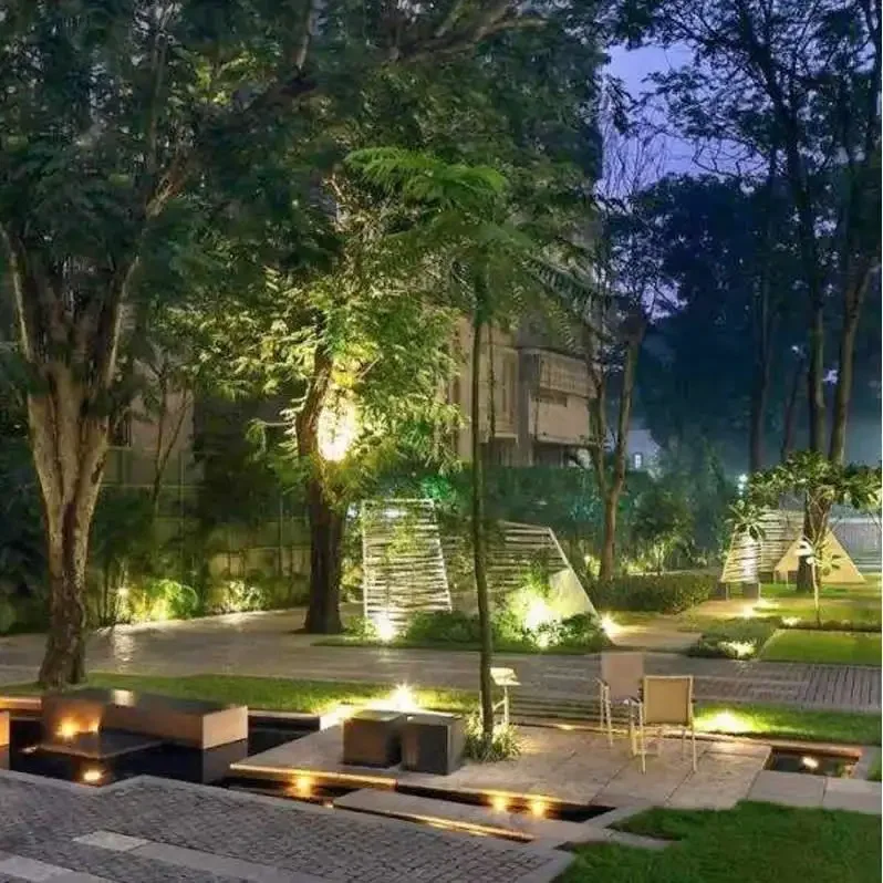 AC 80V-240V LED Lawn Lamp Outdoor Pathway Patio Garden Yard Bright Nights Lighting Spotlight Holiday Decorative Landscape Lights 6