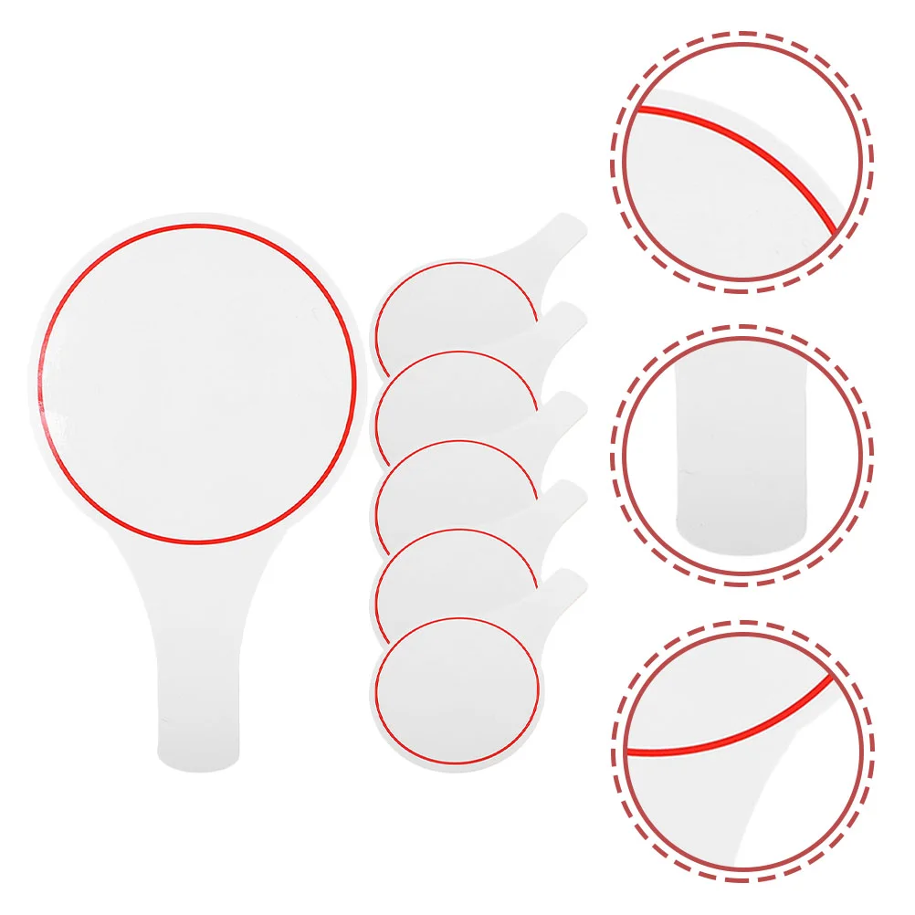 

6pcs Blank Scoring Board Portable Scoreboard Dry Erase Boards Writable Scoreboard for Games
