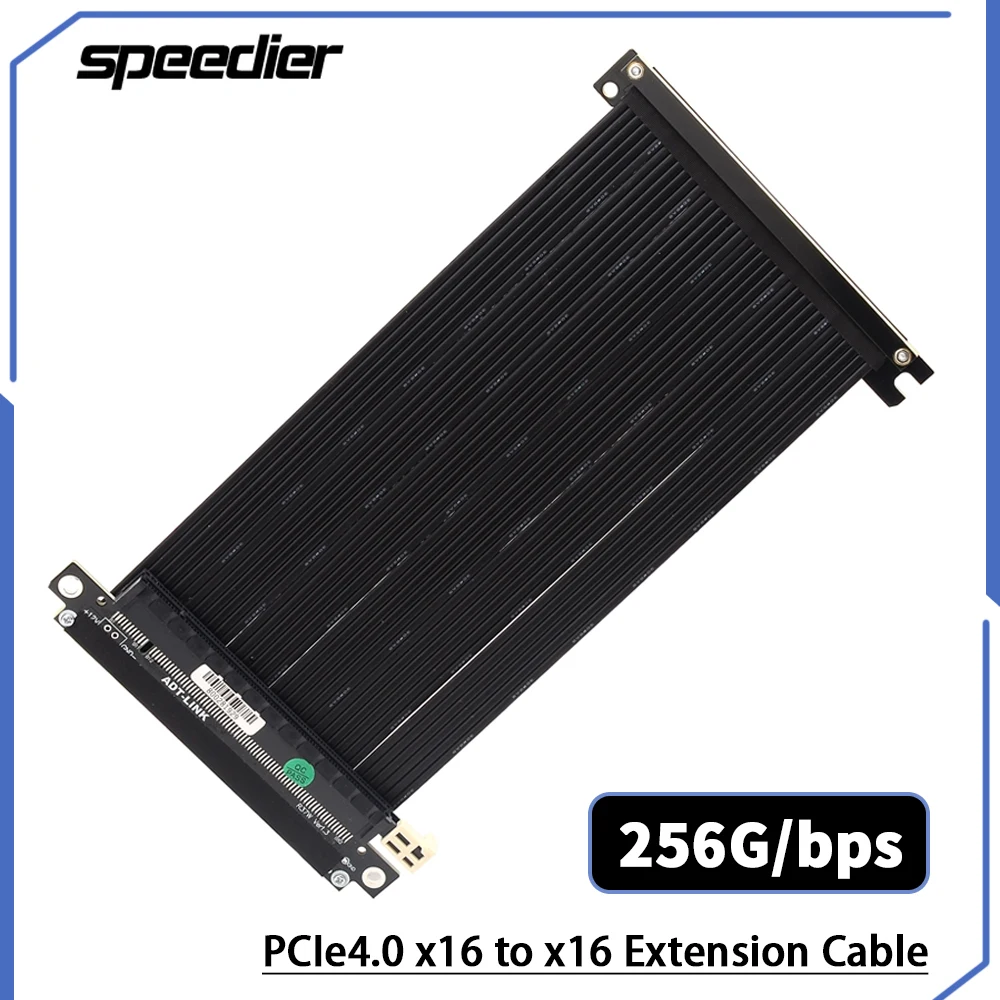 

Riser PCIe 4,0x16 подъемный кабель RTX3090 Графические видеокарты Gen4 гибкий Удлинительный кабель высокоскоростные подъемники PCI-E для ITX A4