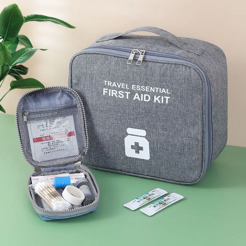 Large Capacity Portable First Aid Kit Travel Bag