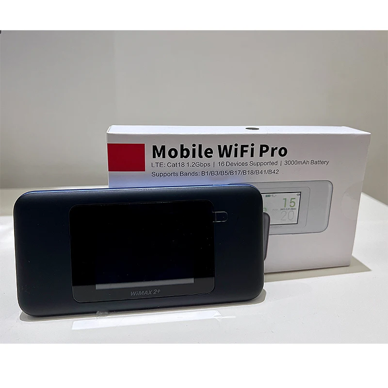 

4G LTE WIFI Router Cat18 1.2GbpsI Speed Wi-Fi NEXT WiMAX 2 W06/HDW36 Mobile Wi-fi Router with SIM Card Slot 3000mAh Power Bank