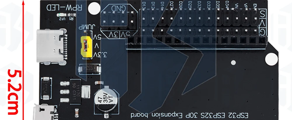ESP32 WIFI Bluetooth Entwicklungsboard CP2102 ESP-W-32 Erweiterungsplatine mit extrem geringem Stromverbrauch – Detail 15