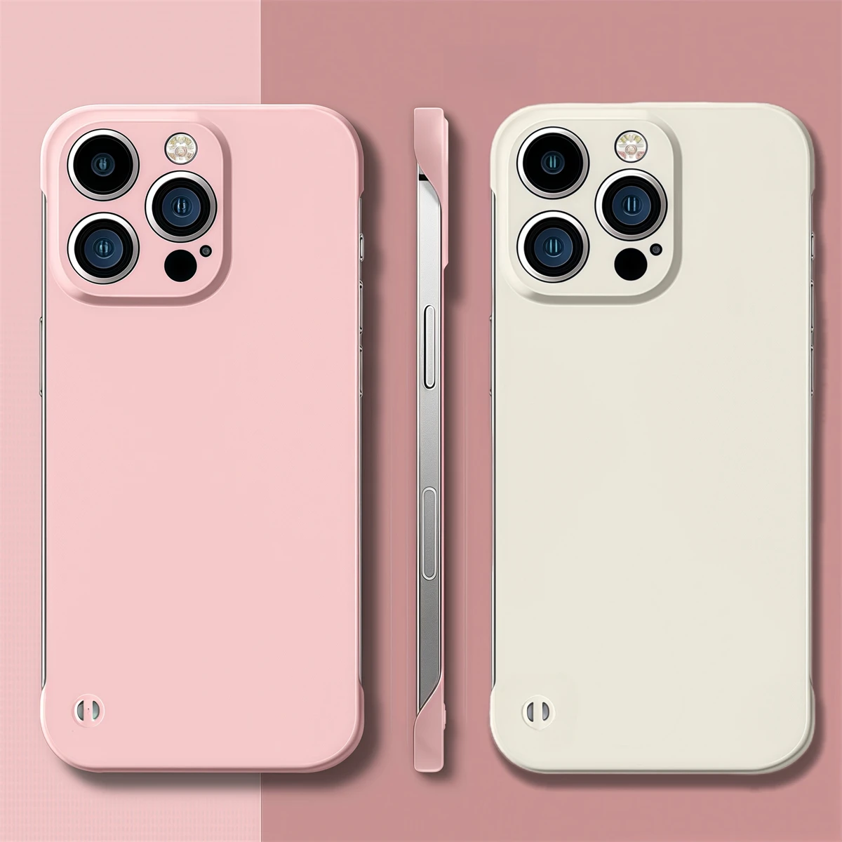 Ultra Thin Minimalist Borderless Matte Phone Case