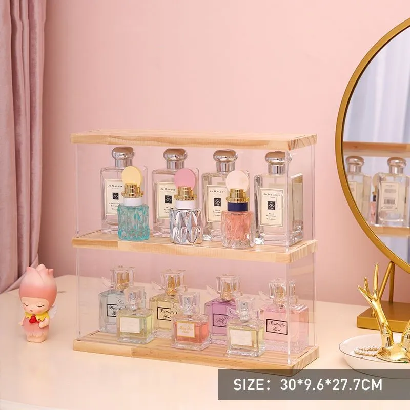 インスタイルの香水棚、アクリルマグカップディスプレイボックス、防塵