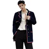 LUZHEN 2025 Spring New Original Edge Color Contrast Splicing Design Korean Version Casual Blazer Coat Men Elegant Jacket LZ1273 6