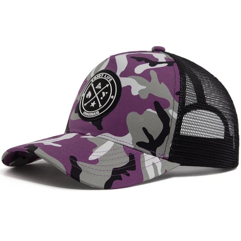 Unisex Summer Mesh Snapback Cap – Enjoy Life Edition