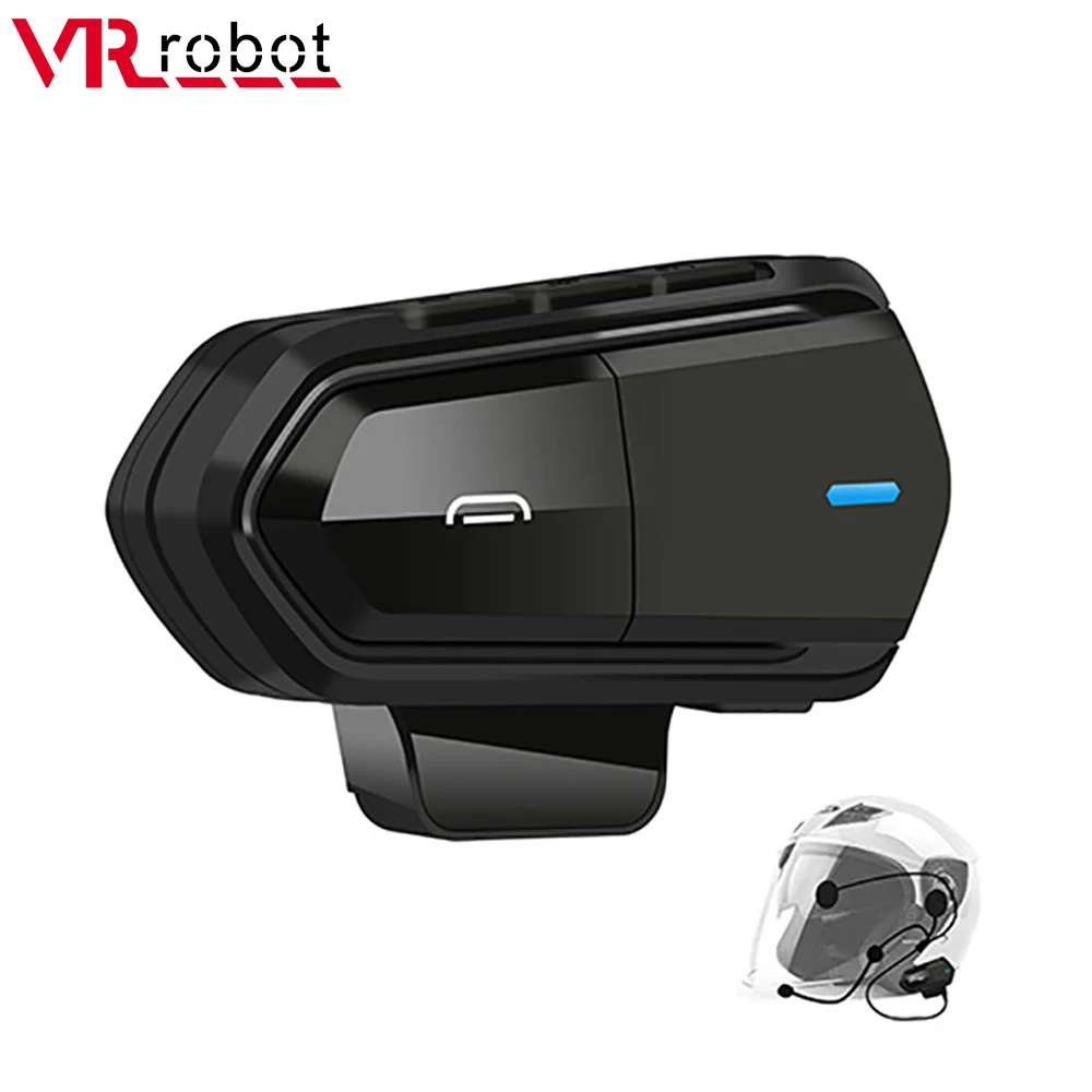 

VR Robot Bluetooth 5.0 Helmet Headsets Wireless Motorcycle Handsfree Headphones Wireless Stereo Music Player with FM Radio