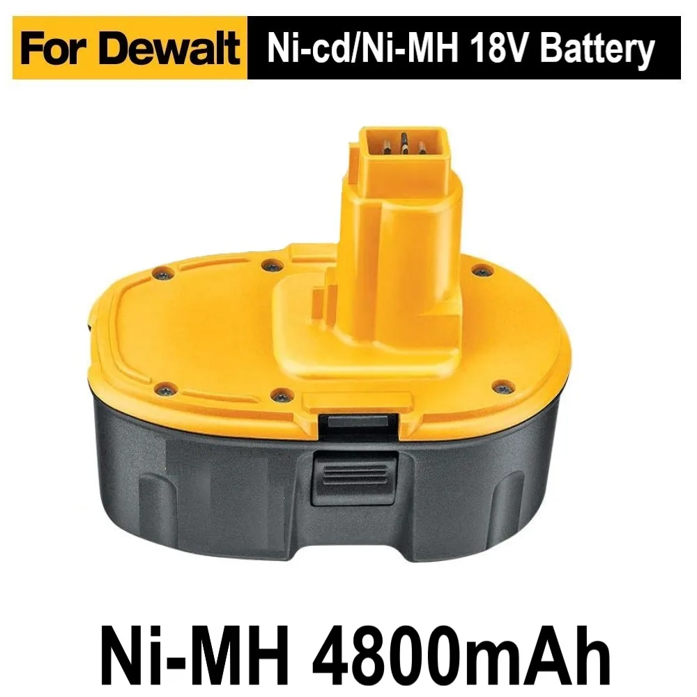2X 18V 3600mAh Vervanging voor Dewalt Accu 18V NI-MH DC9096 DE9098 DE9095 DE9096 DW9096 DW9095 DW9098 DC9099 DE9039 DE9503 DC925