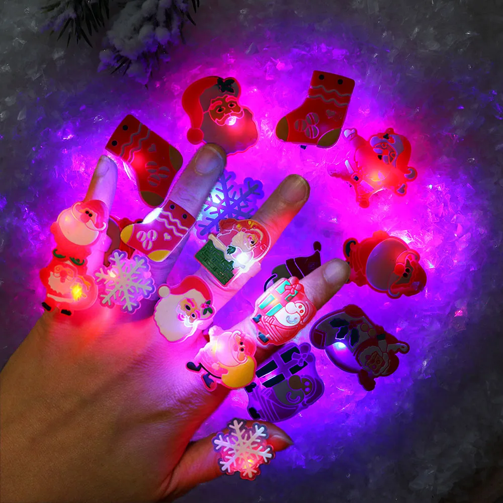 Buy 50 Pcs Halloween LED Glow Ring, Light Up Toys Glow in the Dark Birthday  Halloween Party Favors Decorations Supplies for Kid Adults Flash Finger  Rubber Rings 8 Shape Ghost Pumpkin Skeleton