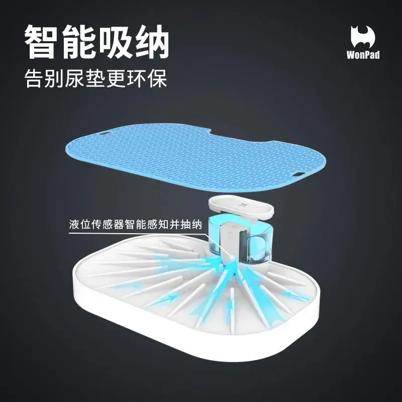 Smart Toilet For Dogs Dog Pet Dog Products Accessories Automatic Tray Pet Loo Hygienic Indoor Use Puppy Training Pad Easier Clea