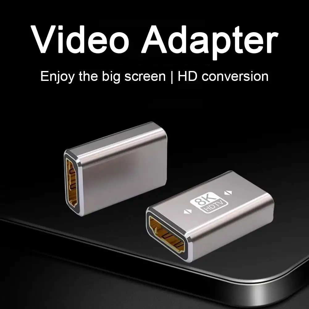 8K HDMI 2.1 Elbow Connector Cable Adapter 90 Degree Right Angle 4K 8 K Extender For TV PS4 PS5 Series X S Steam Deck Laptop