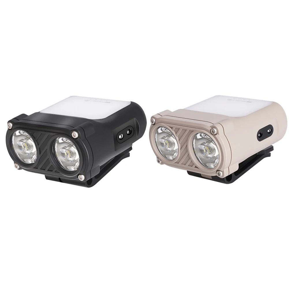 Dual Beam COB LED Headlamp Type-C Charging Cap Hat Light 1200mAh Keychain Light LED 500LM 5 Modes Waterproof For Outdoor Running