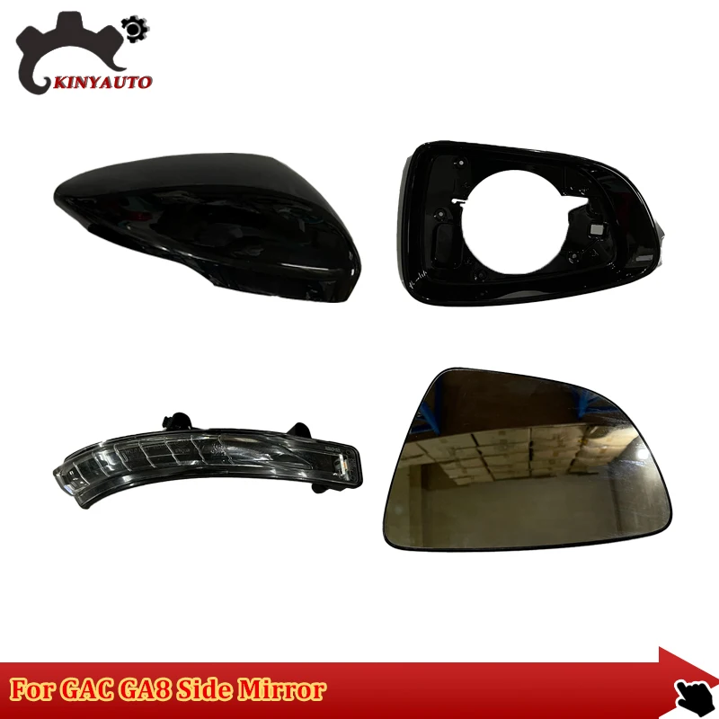 

For Subaru Forester Outback XV 12-17 Side External Rearview Mirror Lens Glass Turn Signal Light Lid Shell Frame Cover Holder