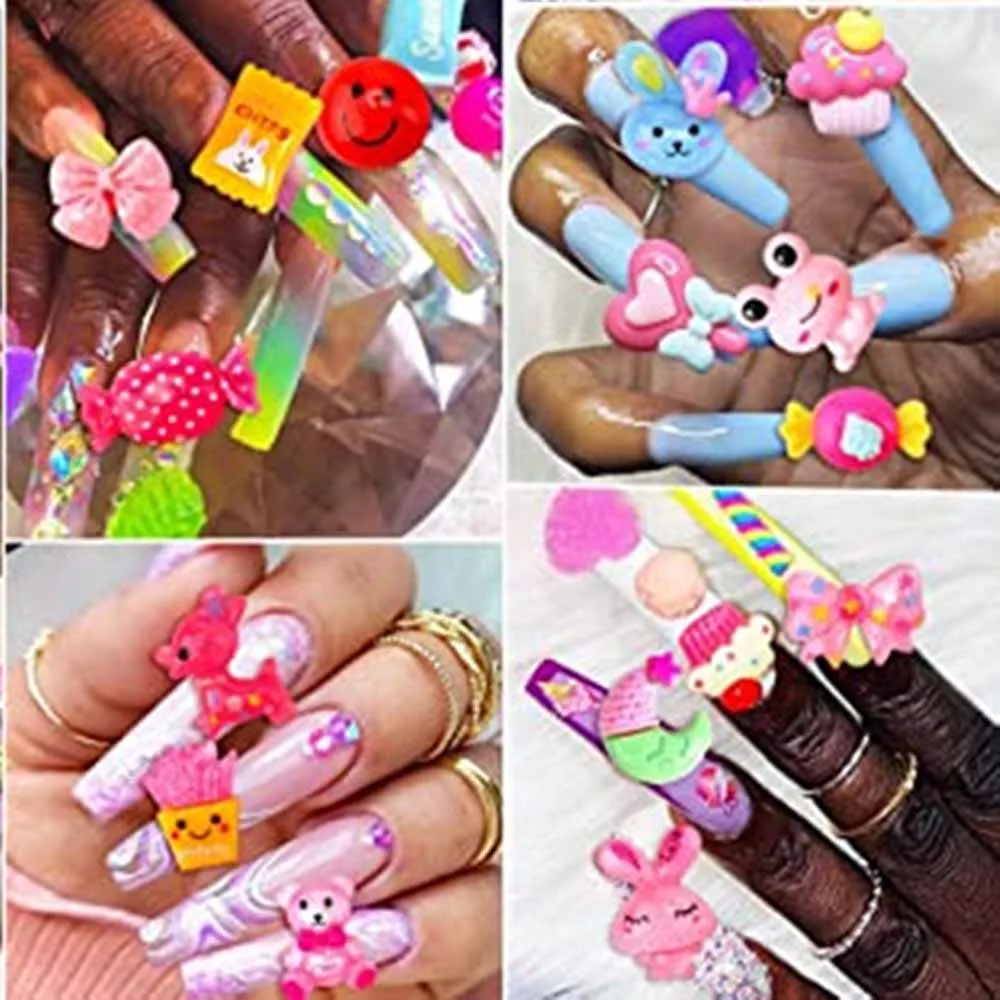 30PCS Candy Nail Charms