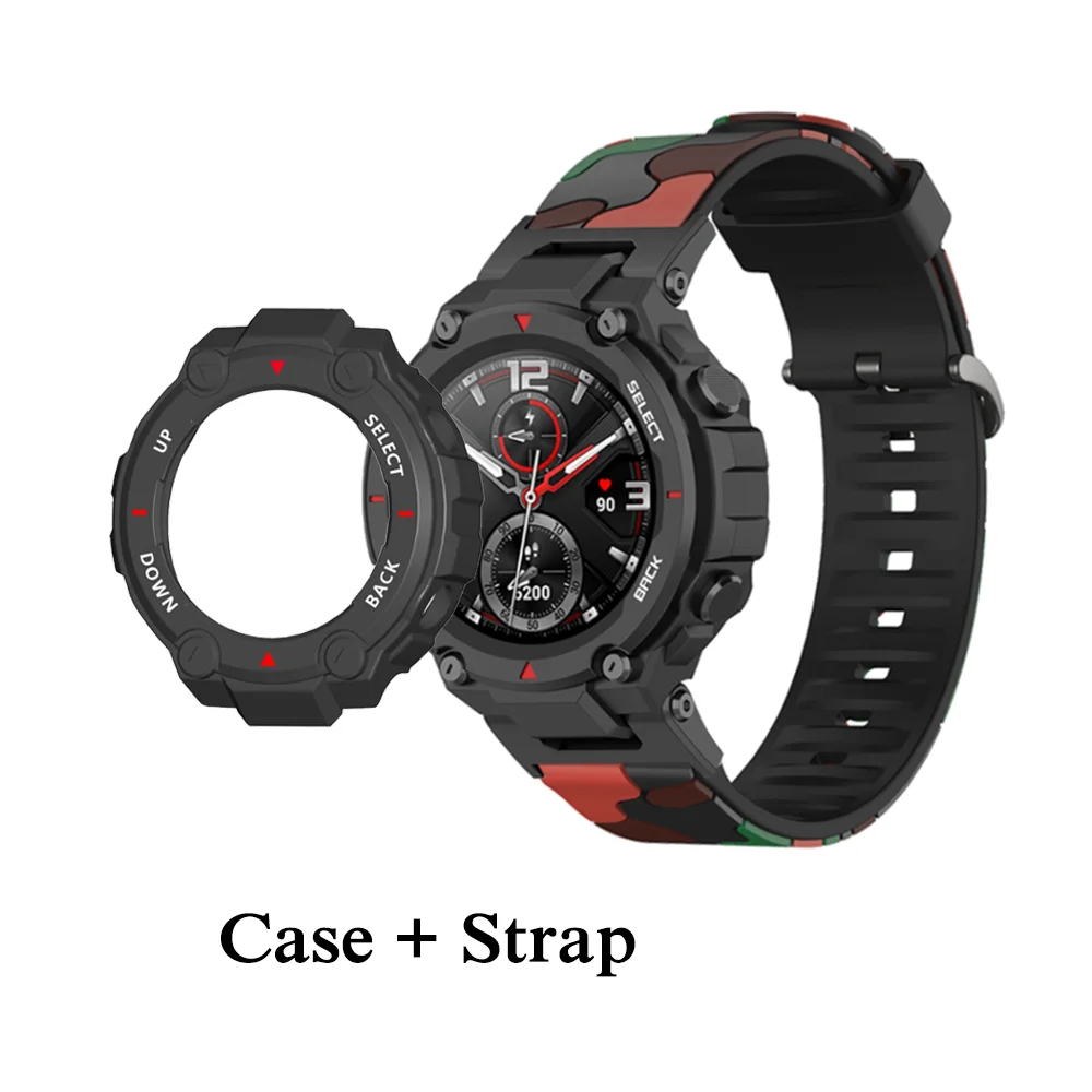 

Силиконовый ремешок для смарт-часов Amazfit T Rex 2