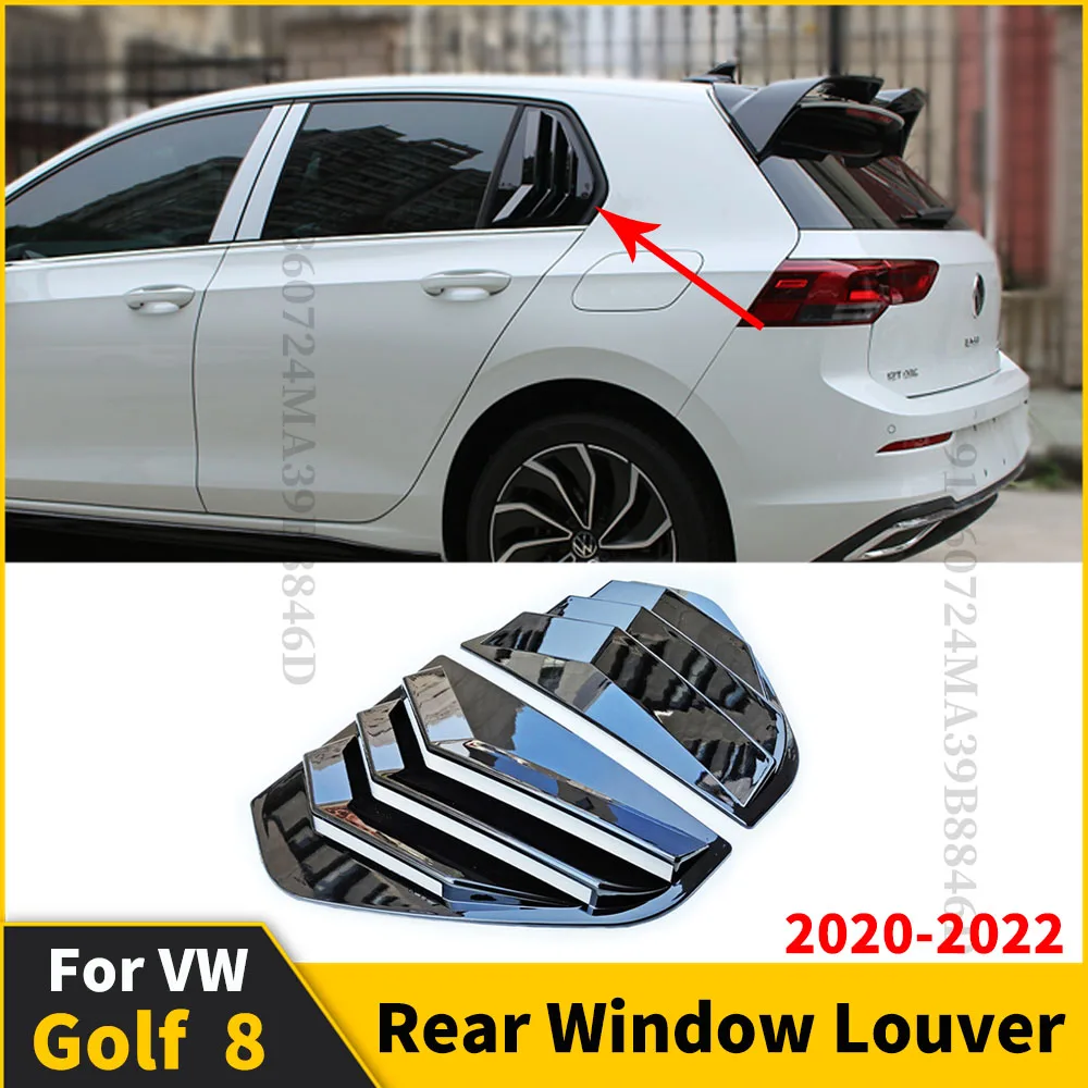 Body Kit Accessori Styling Lunotto Posteriore Persiane Persiane Per Vw Golf 8 Mk8 2020-2022 Gti Gtd R Line Life Tuning Cover Trim
