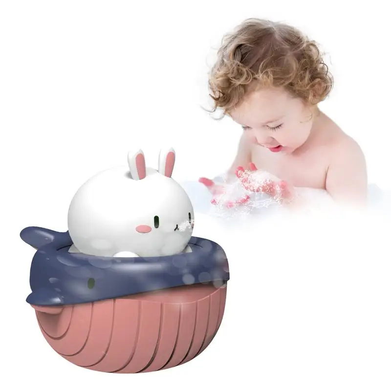 

Bath Toys For Boys Cute Rabbit And Whale Bathtub Toy Floating Animal Squirter Toys For Toddlers Bathtub Pool Shower Tub