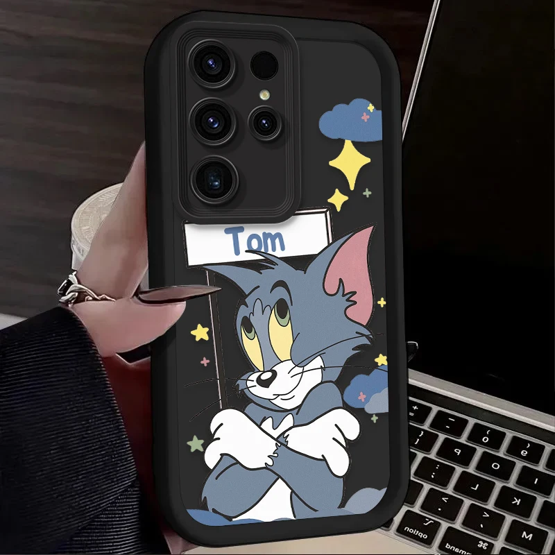 Charming Tom and Jerry Cartoon Matte Soft Phone Case