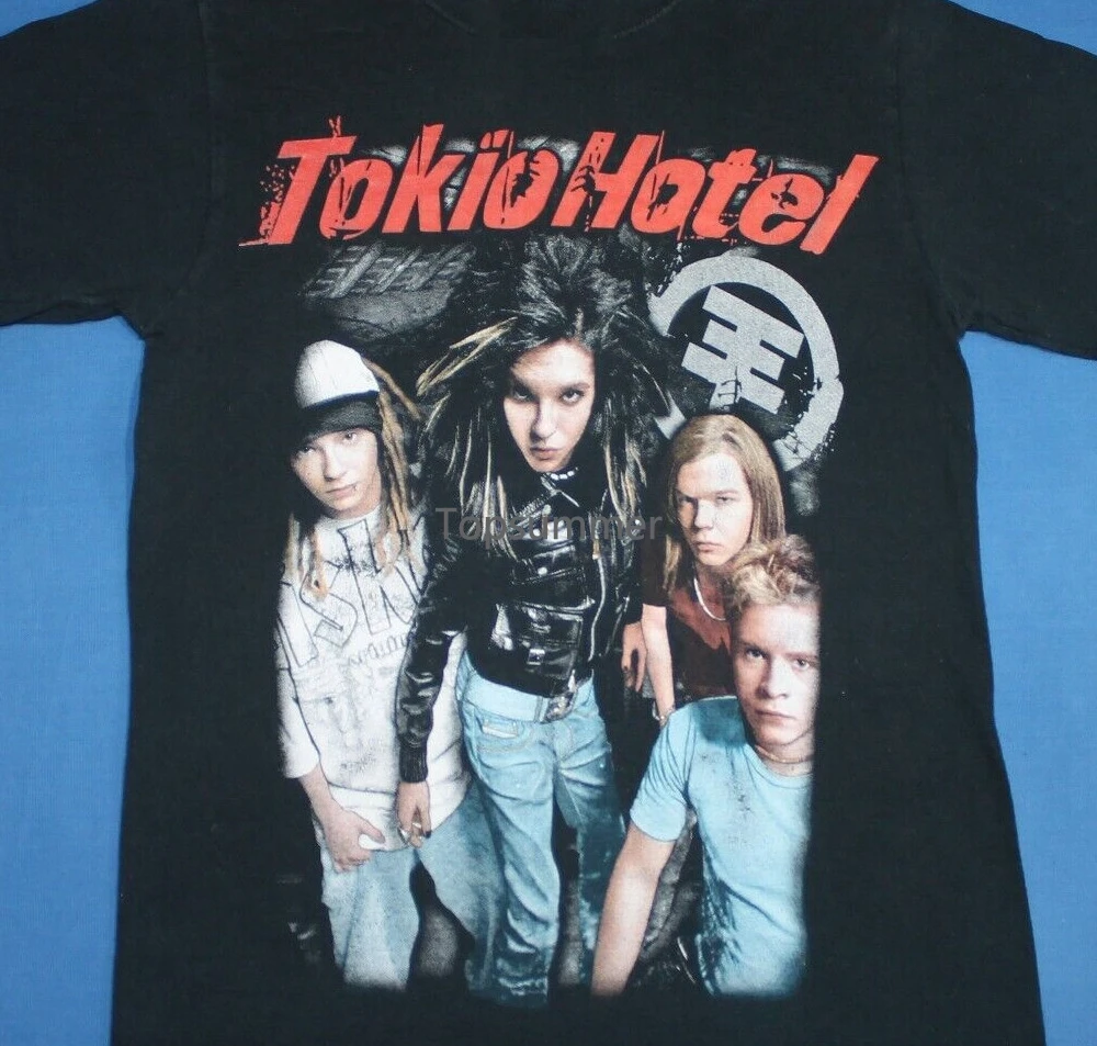 

Retro Tokio Hotel Band T-Shirt Black Cotton Unisex All Sizes S To 5Xl 1F631