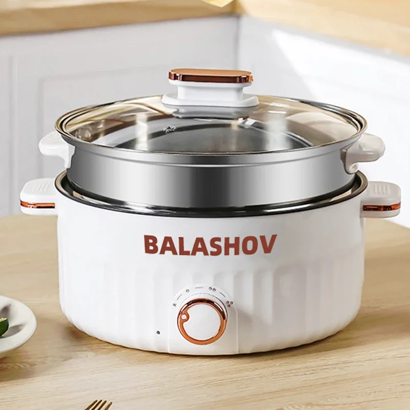 3L Portable Electric Rice Cooker 110V US Multifunctional Double Layer Pan Non-stick Cookware for Kitchen and Home Appliance 1