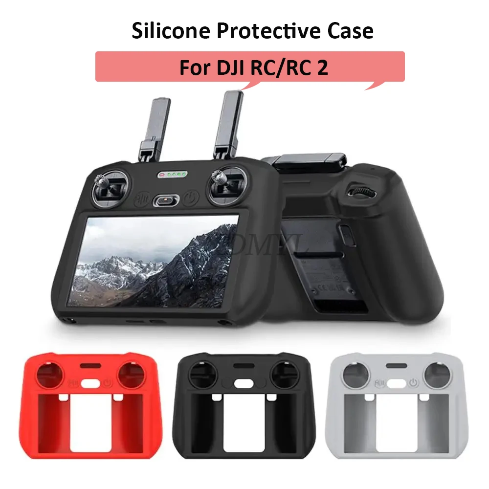 Coque silicone colorée protégeant la manette DJI RC 2 des chocs et glissades