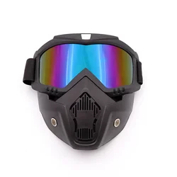 Full Face HD Transparent Protective Goggles - Fog - proof, Sand - proof, Versatile Breath & Wind Protection (Dazzling color)