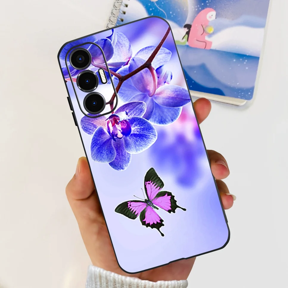 Cartoon Cat Astronaut TPU Soft Silicone Back Cover Bumper Phone Case
