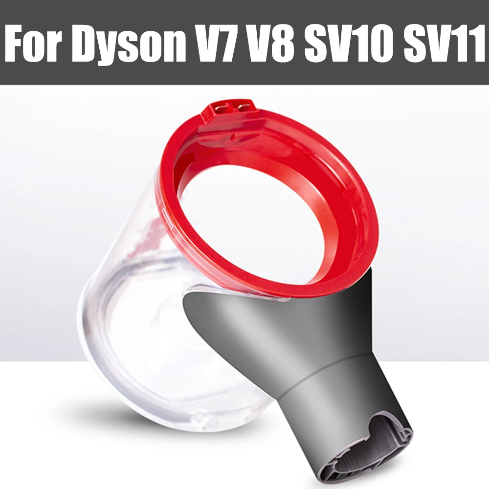 Handheld Wireless Vacuum Cleaner Dust Bucket Garbage Bin For Dyson V7 V8 SV10 SV11  Replacement Spare Parts Accessories