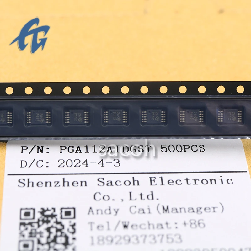 

(SACOH Electronic Components)PGA112AIDGST 1Pcs 100% Brand New Original In Stock