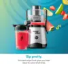 Mini Juicer with Cup, Black and Silver 3