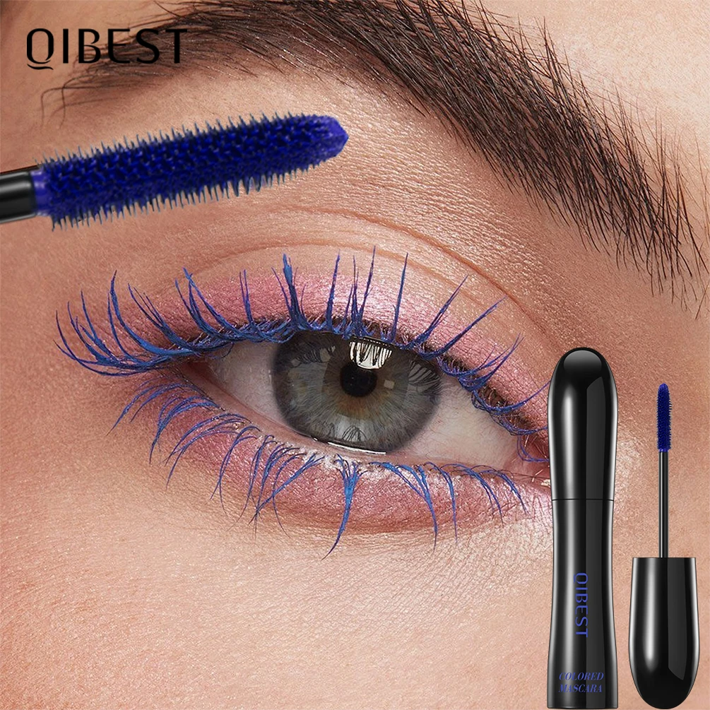 Chocolate Brown Mascara Colorful Curling Eyelash Extension Waterproof Fast Drying Lengthening Eye Black Lashes Makeup Lasting_voghion.com