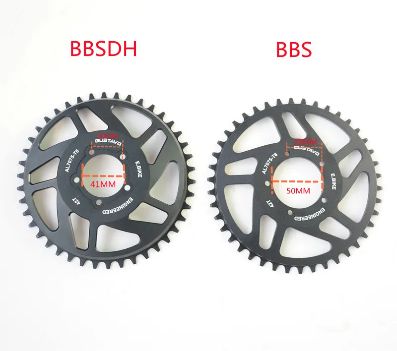 BAFANG 36T/38T/40T/42T/44T/46T/48T/52T BBS/BBSHD ̵ ̺   ü  CNC ü  Ŷ   ǰ
