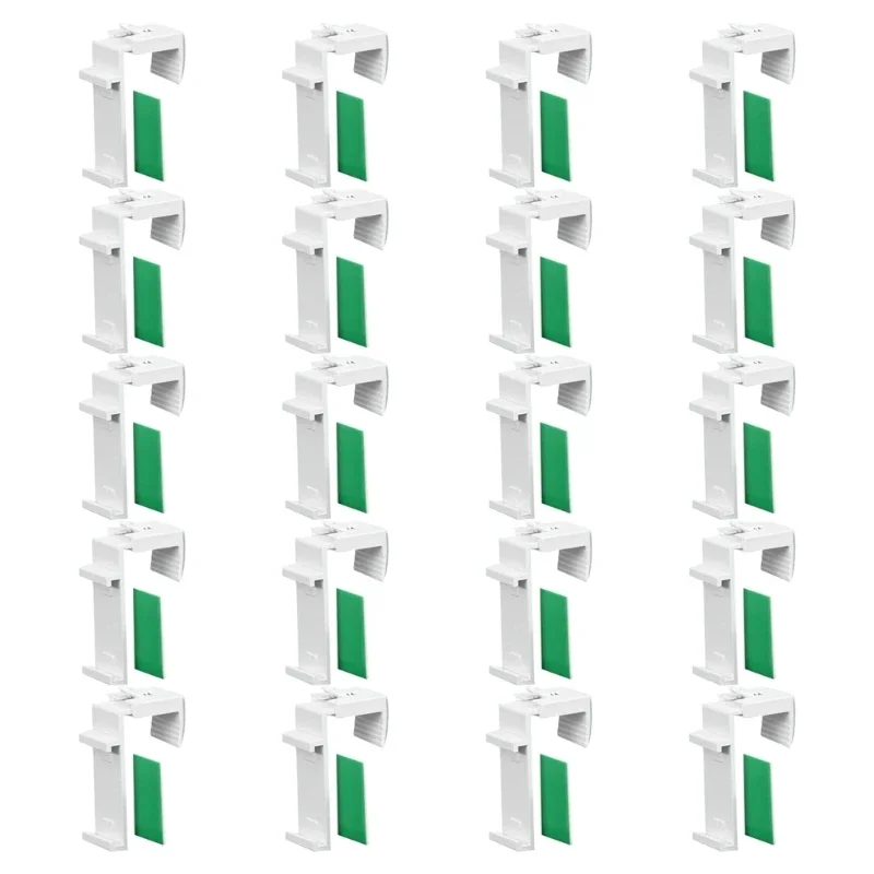 20/60Pcs Roller Blind Adjustable Brackets Replacement Accessories Roller Curtain Holder Repair Parts Window Shade Clamp