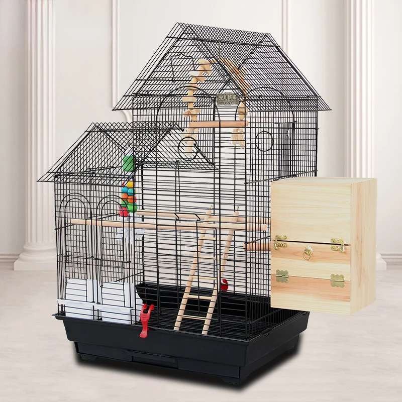 

Double Roof Villa Parrot Cage Luxury Breeding Group Bird Cage